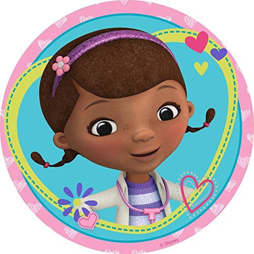 Doc McStuffins Edible Wafer Cup Cake Toppers Standing or Disc
